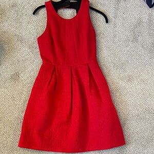 Anthropologie Red Sleeveless Dress